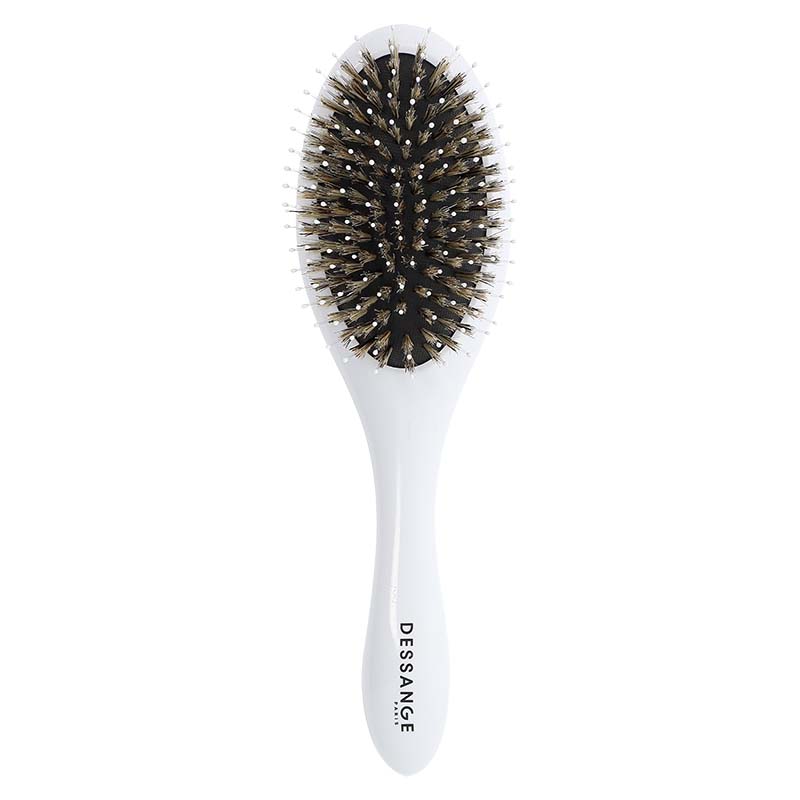 Brosse à Cheveux Ovale Lissante Sanglier et Nylon