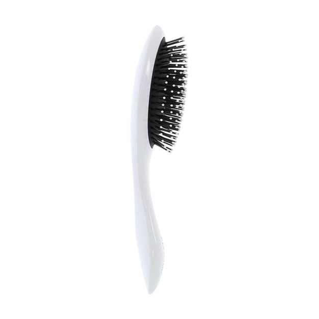 brosse à cheveux céramique démêlante blanche