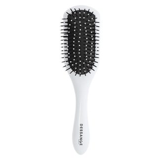 brosse à cheveux céramique démêlante blanche