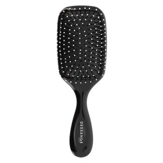brosse à cheveux plate démêlante noire