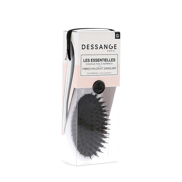 brosse à cheveux de voyage nylon et sanglier