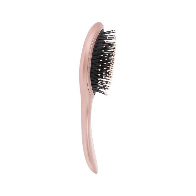 brosse à cheveux ovale rose