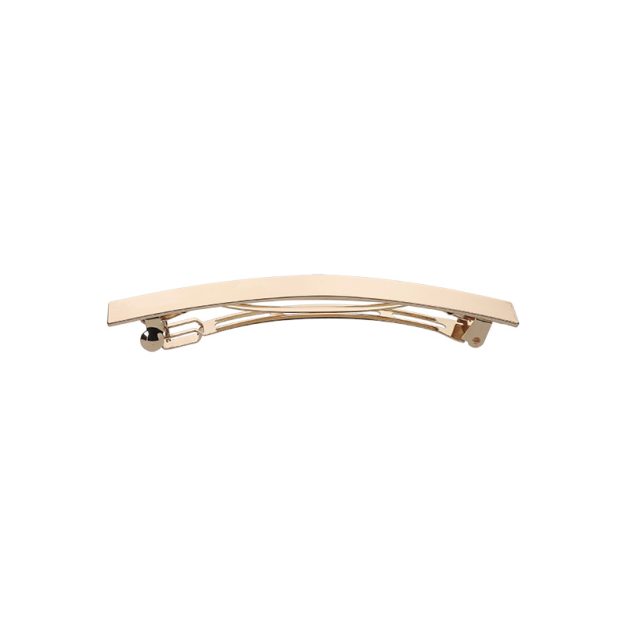 barrettes cheveux métal doré