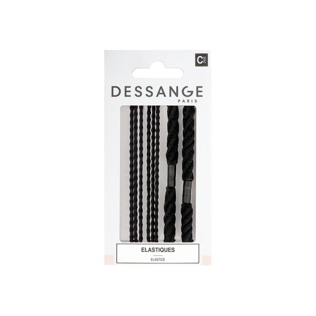 élastique à cheveux torsadés