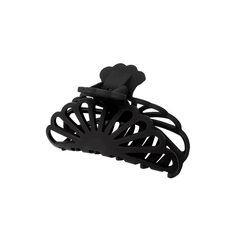 Pince à Cheveux Noir Mat 8,5 cm