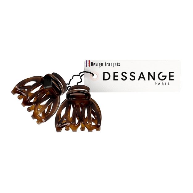 pinces à cheveux florales écaille
