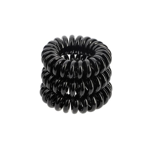 élastique à cheveux téléphone noir