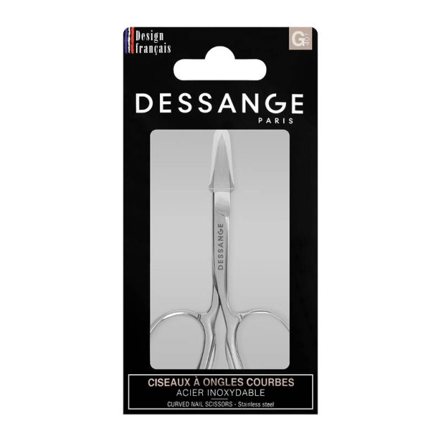 Ciseaux à ongles courbes inox