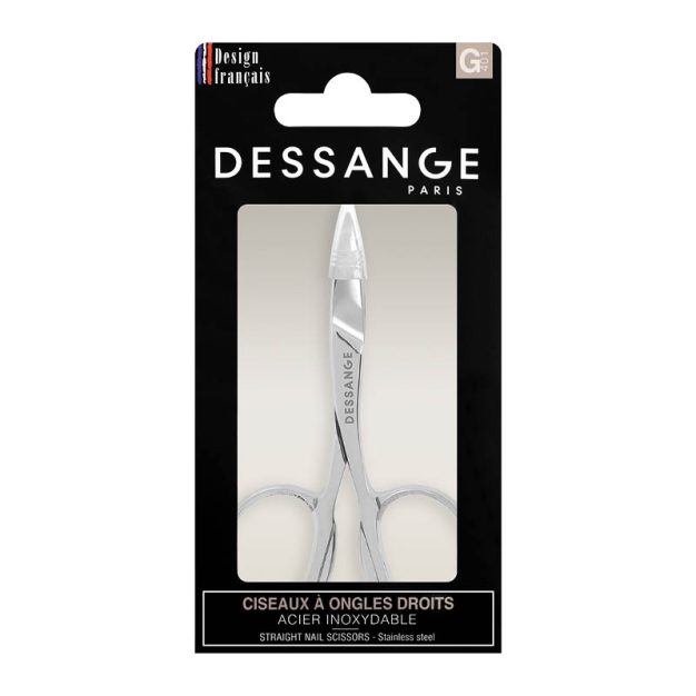 ciseaux à ongles droit inox