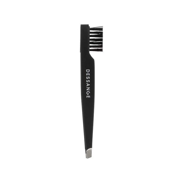 pince à épiler et brosse sourcils
