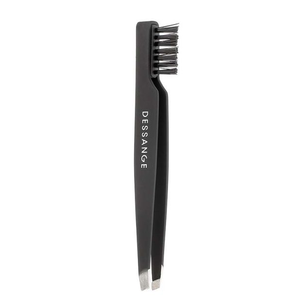 pince à épiler et brosse sourcils